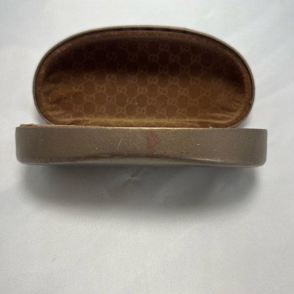 Gucci Black Rectangle Eyeglasses with Case - Frames Only - Picture 12 of 14